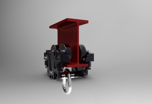 用于龙门架、单轨列车等的起重装置滑轮吊钩缩略图