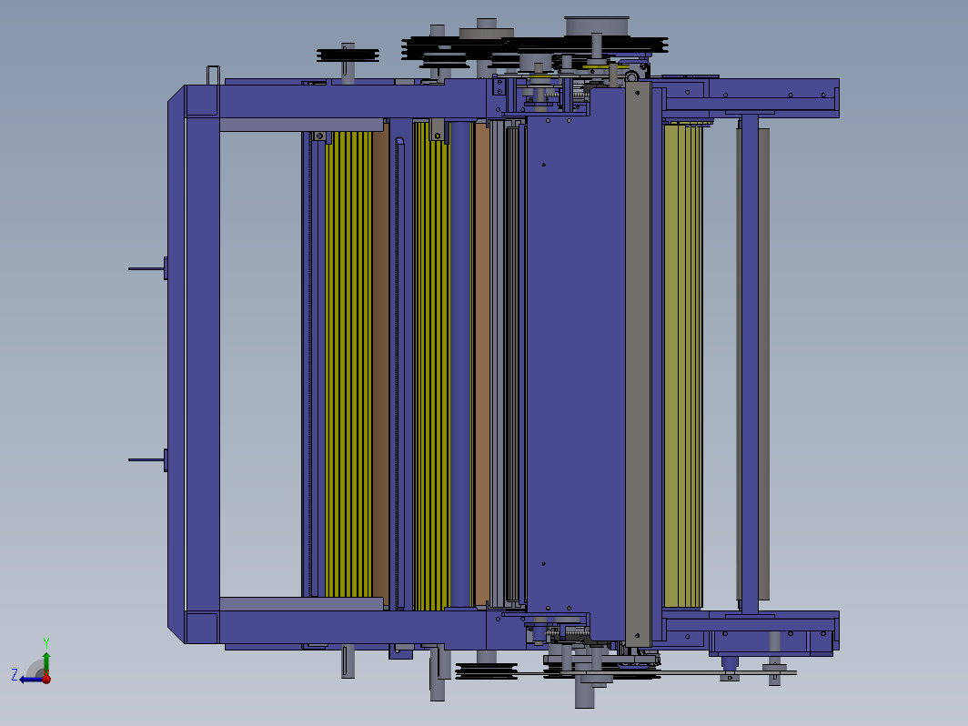 原毛去毛刺机3D图附工程图