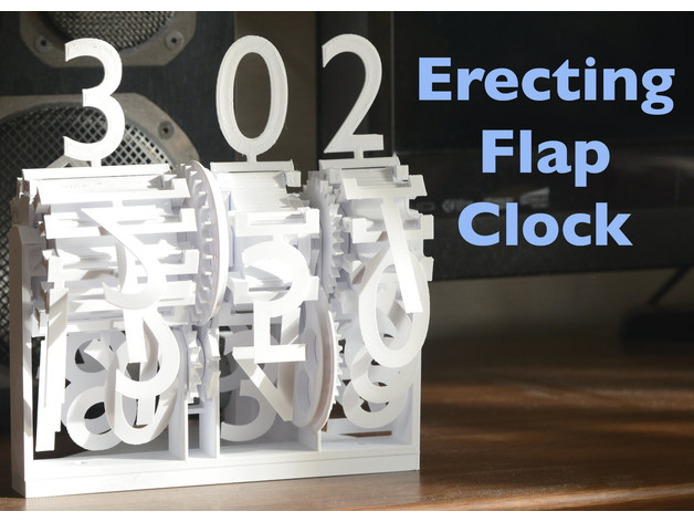 翻板时钟 Erecting Flap Clock