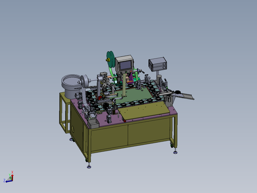 喇叭装配组装机（含3D图档工程图BOM表等全套资料