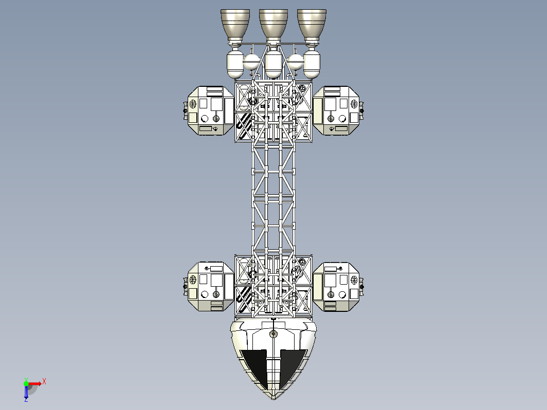 Space 1999 Eagle科幻宇宙飞船