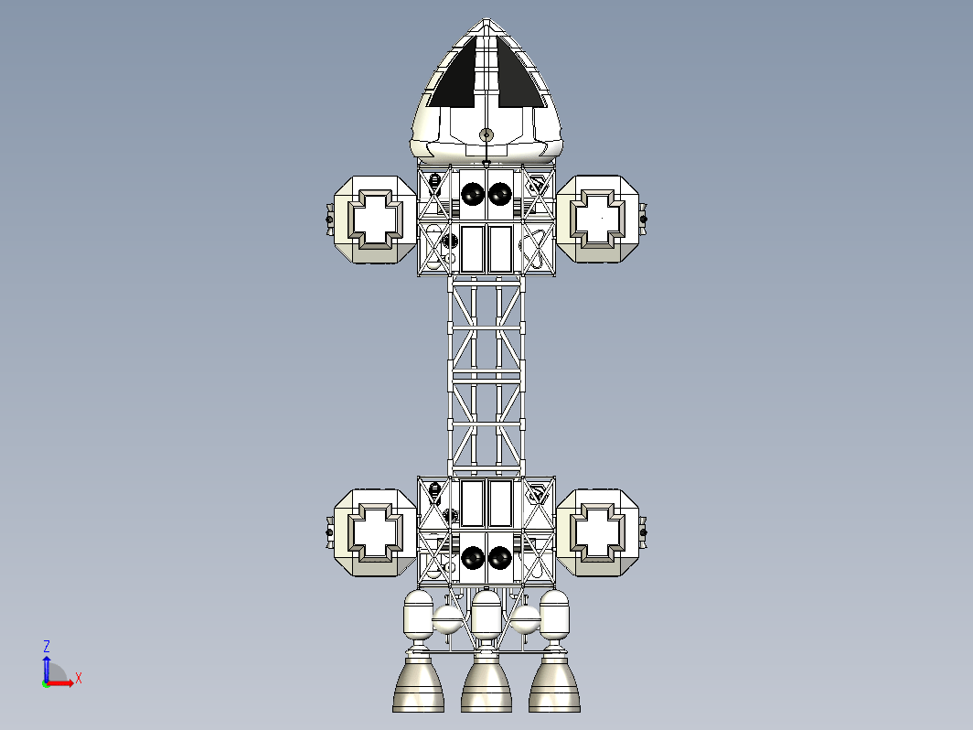 Space 1999 Eagle科幻宇宙飞船