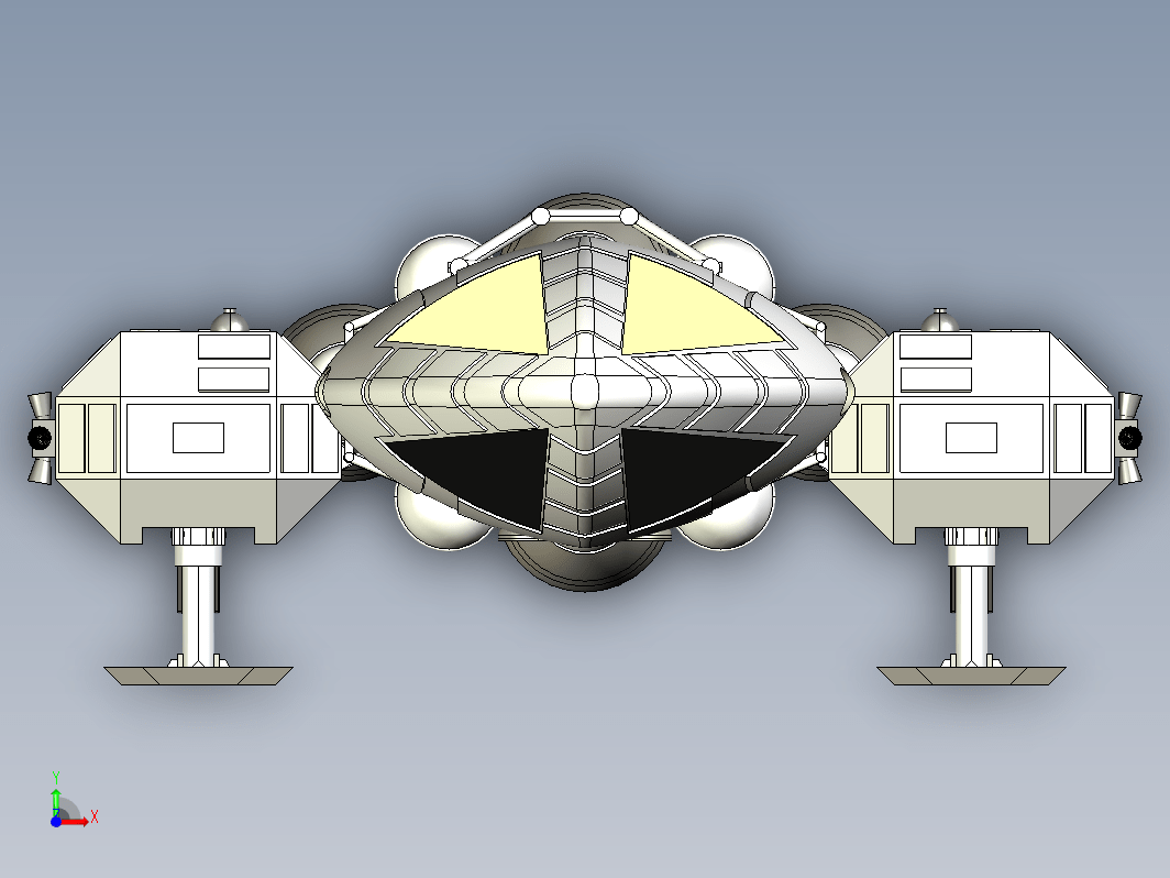 Space 1999 Eagle科幻宇宙飞船