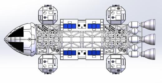Space 1999 Eagle科幻宇宙飞船缩略图
