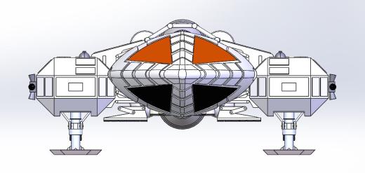 Space 1999 Eagle科幻宇宙飞船缩略图