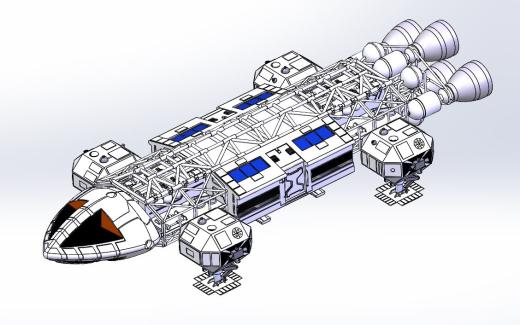 Space 1999 Eagle科幻宇宙飞船缩略图