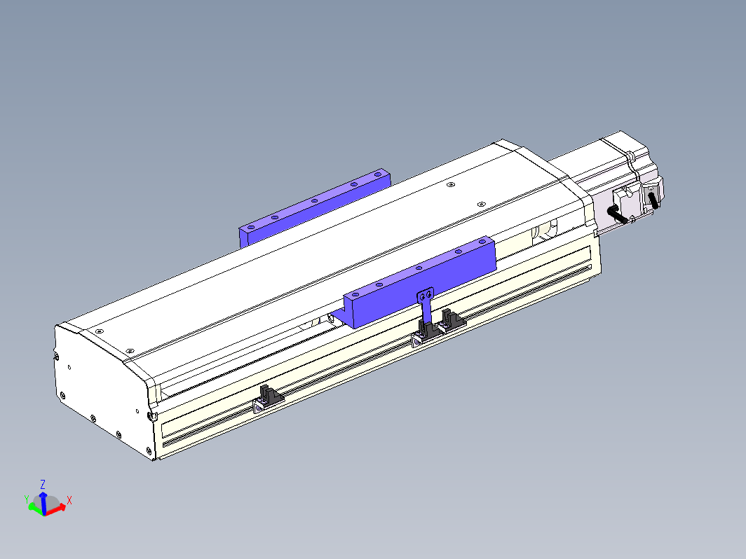 XJ175BS-L200 单轴丝杆滑台 电动线性模组XJ175BS-L200-R3-P750W