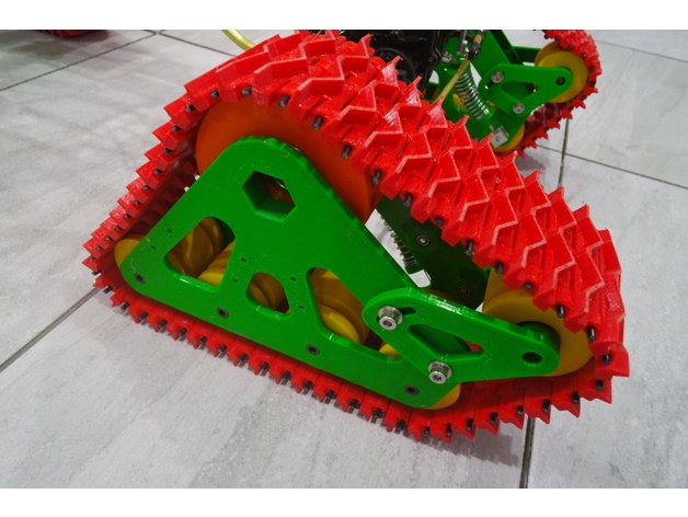 遥控模型车3D打印履带轮
