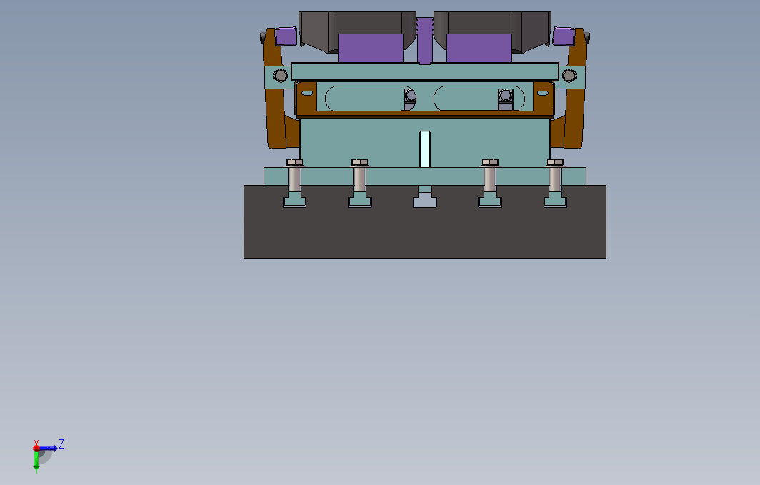 板簧压板及连接板机加专用夹具