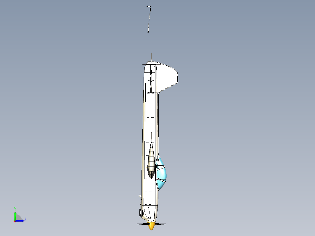 KA-10航模飞机结构