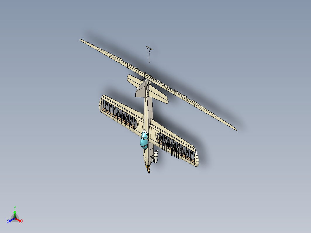 KA-10航模飞机结构