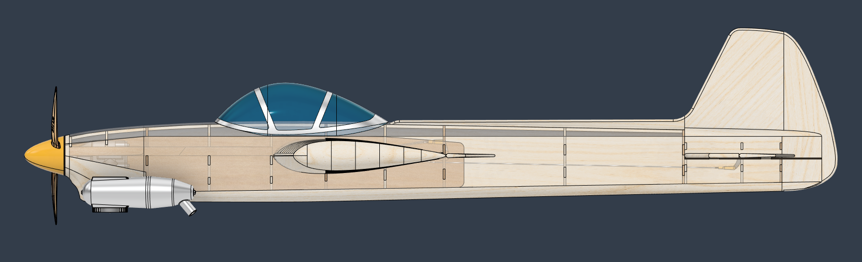 KA-10航模飞机结构