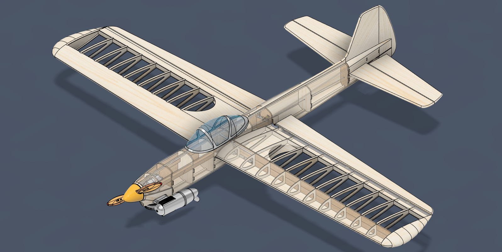 KA-10航模飞机结构