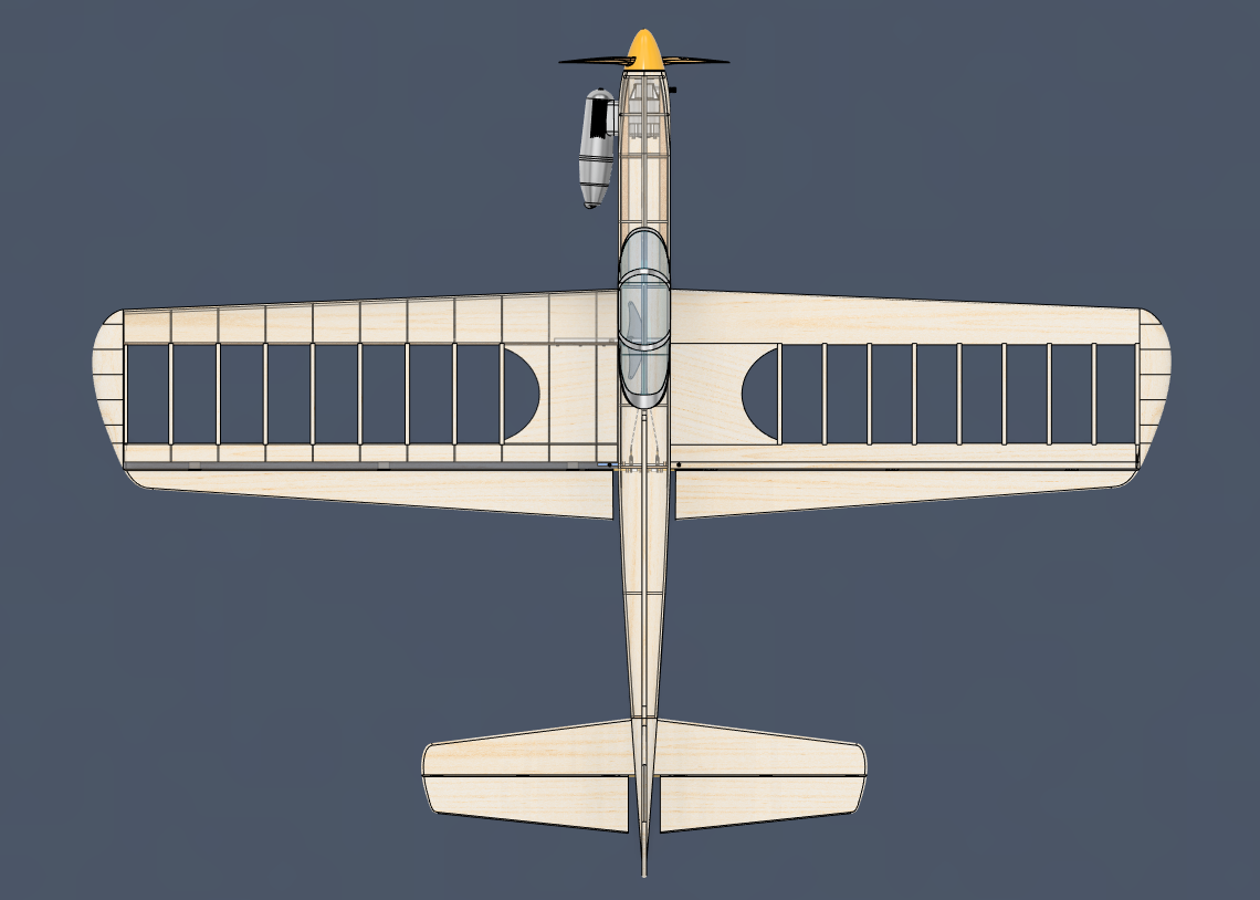 KA-10航模飞机结构