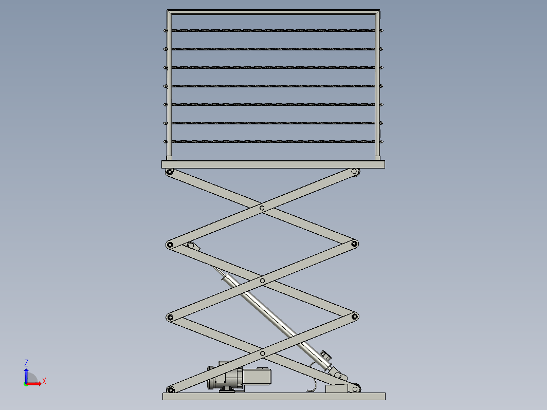 HYDRAULIC SCISSOR LIFT液压剪式升降机结构