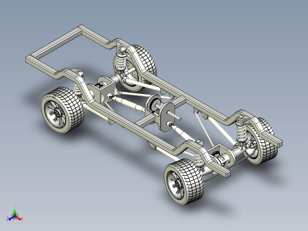 简易4x4汽车底盘