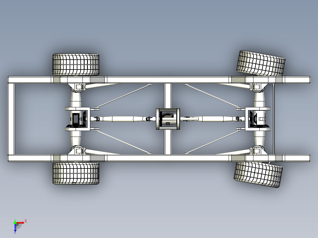 简易4x4汽车底盘