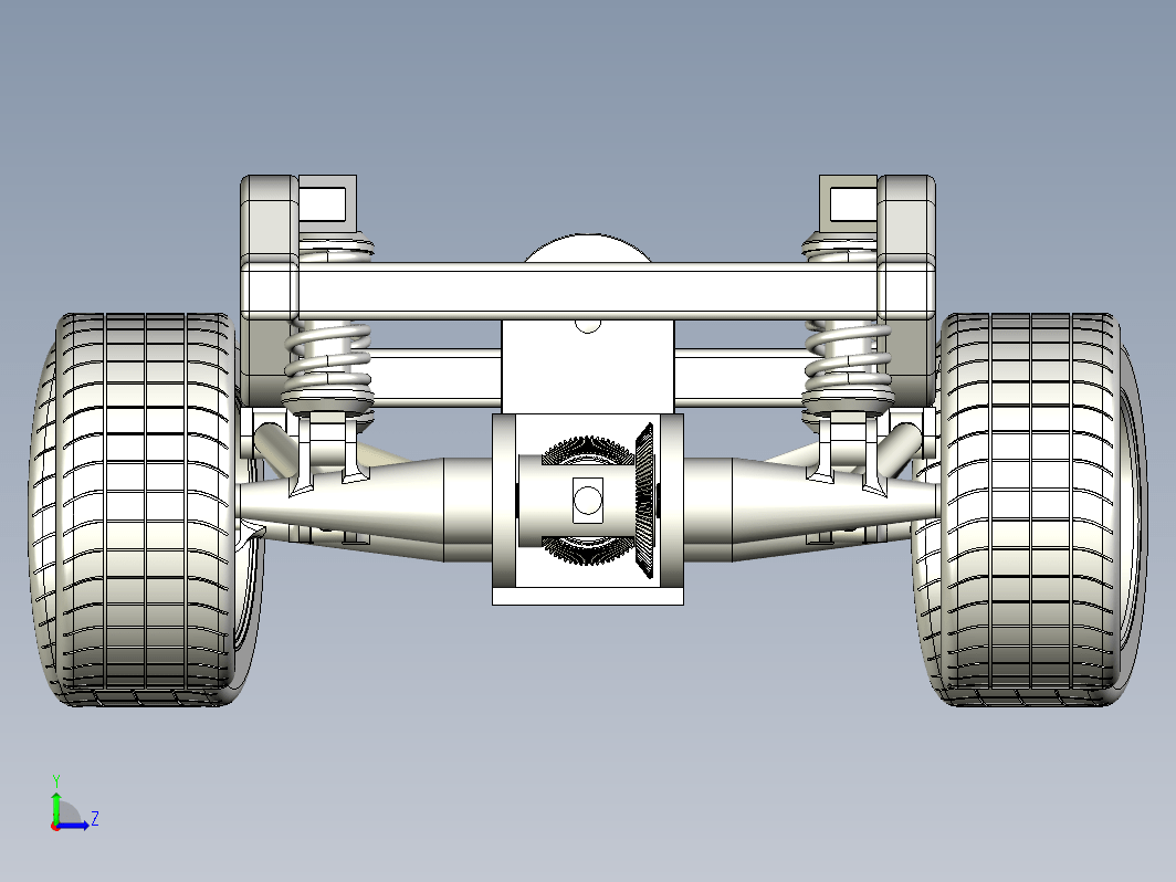 简易4x4汽车底盘