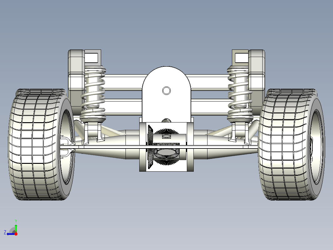 简易4x4汽车底盘