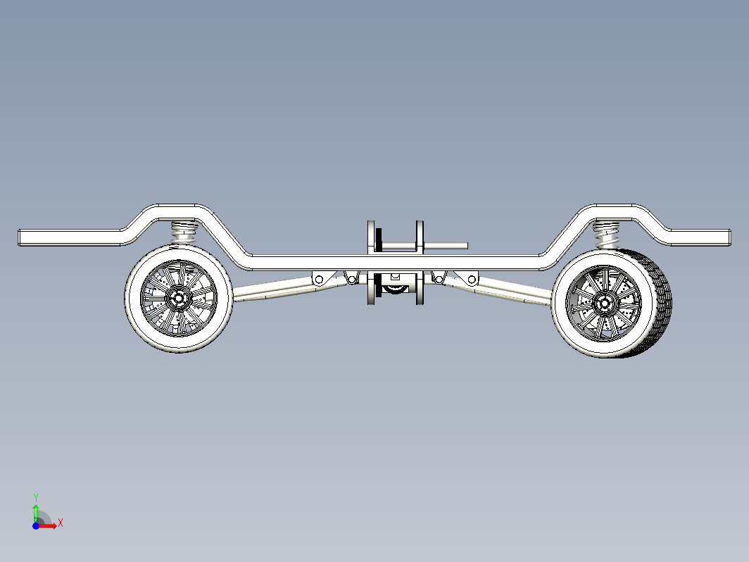 简易4x4汽车底盘