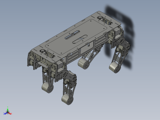 Robot dog钣金结构机器狗