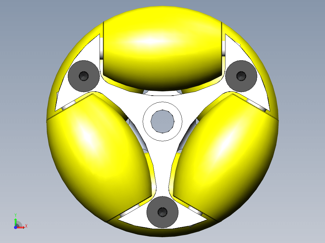 全向轮设计图纸 omni wheel