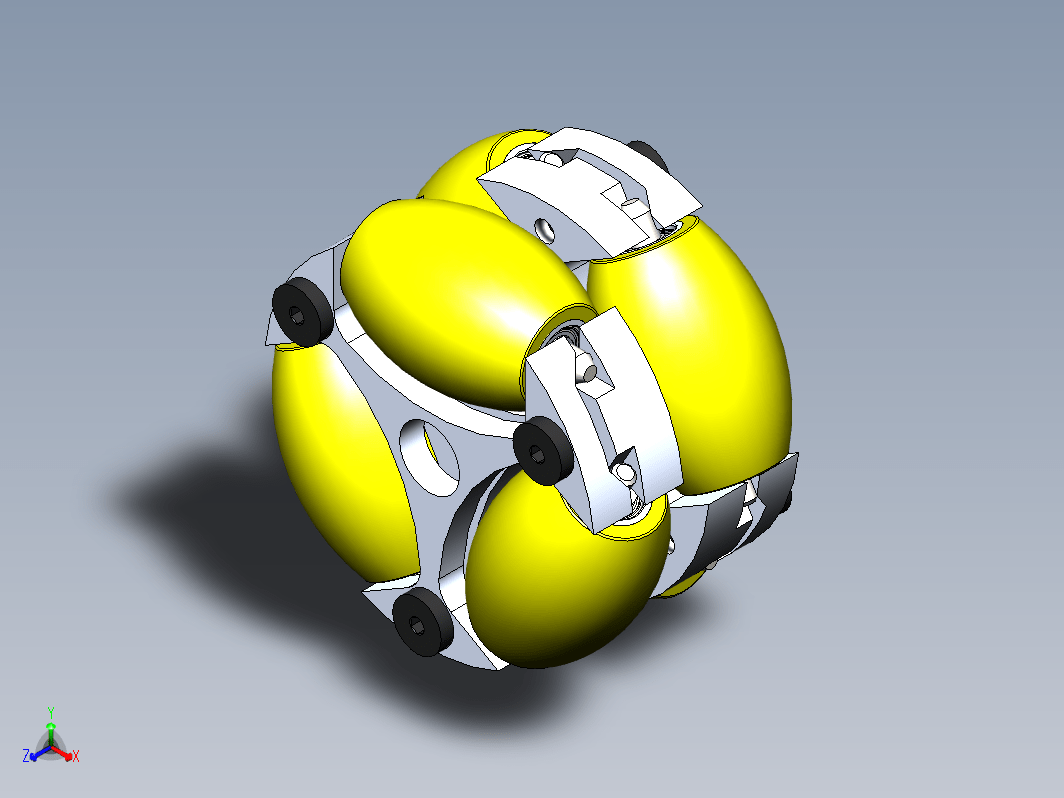 全向轮设计图纸 omni wheel