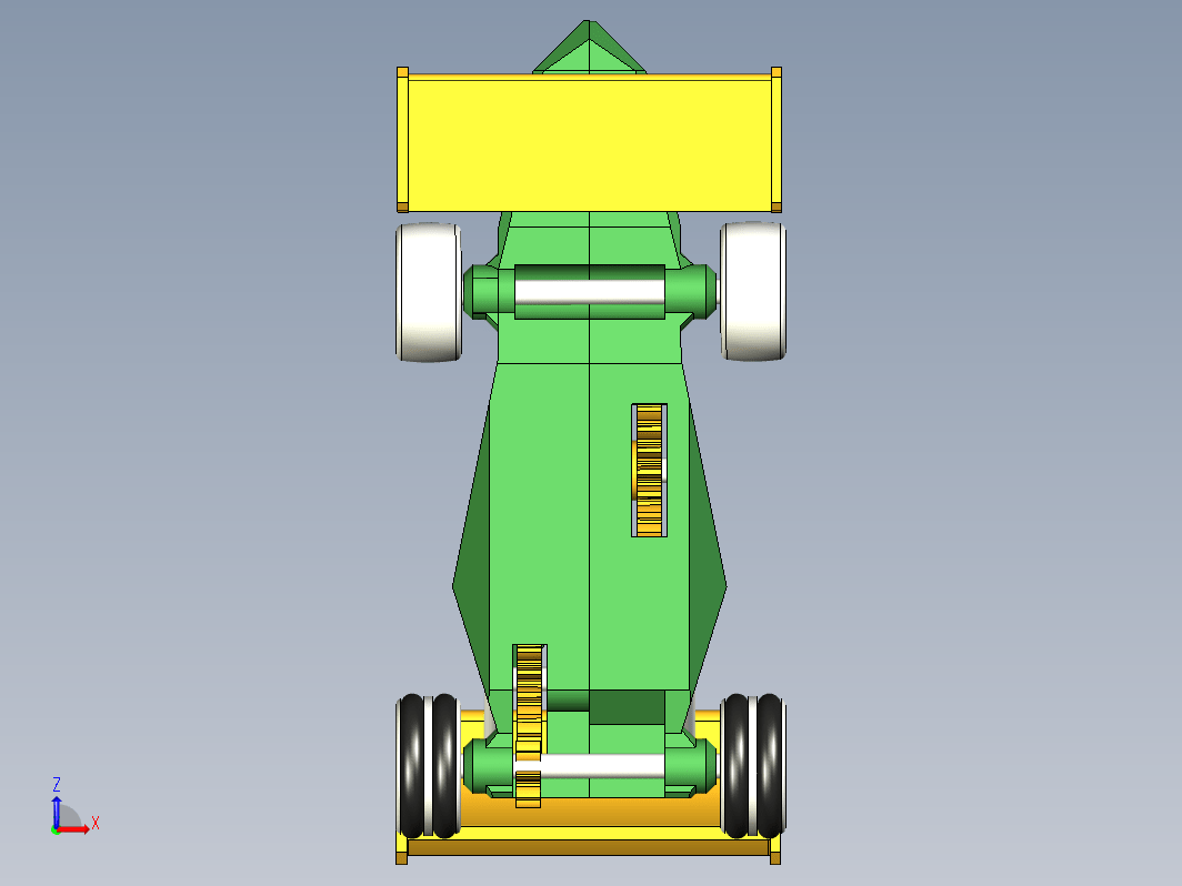 3d打印上端FSAE式玩具车