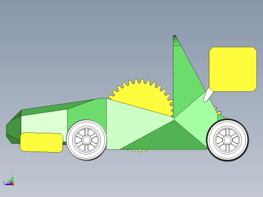 3d打印上端FSAE式玩具车缩略图