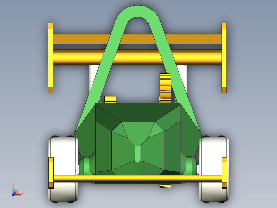 3d打印上端FSAE式玩具车