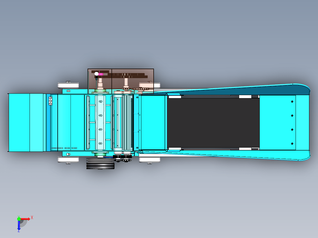 秸秆粉碎机3D 装配图