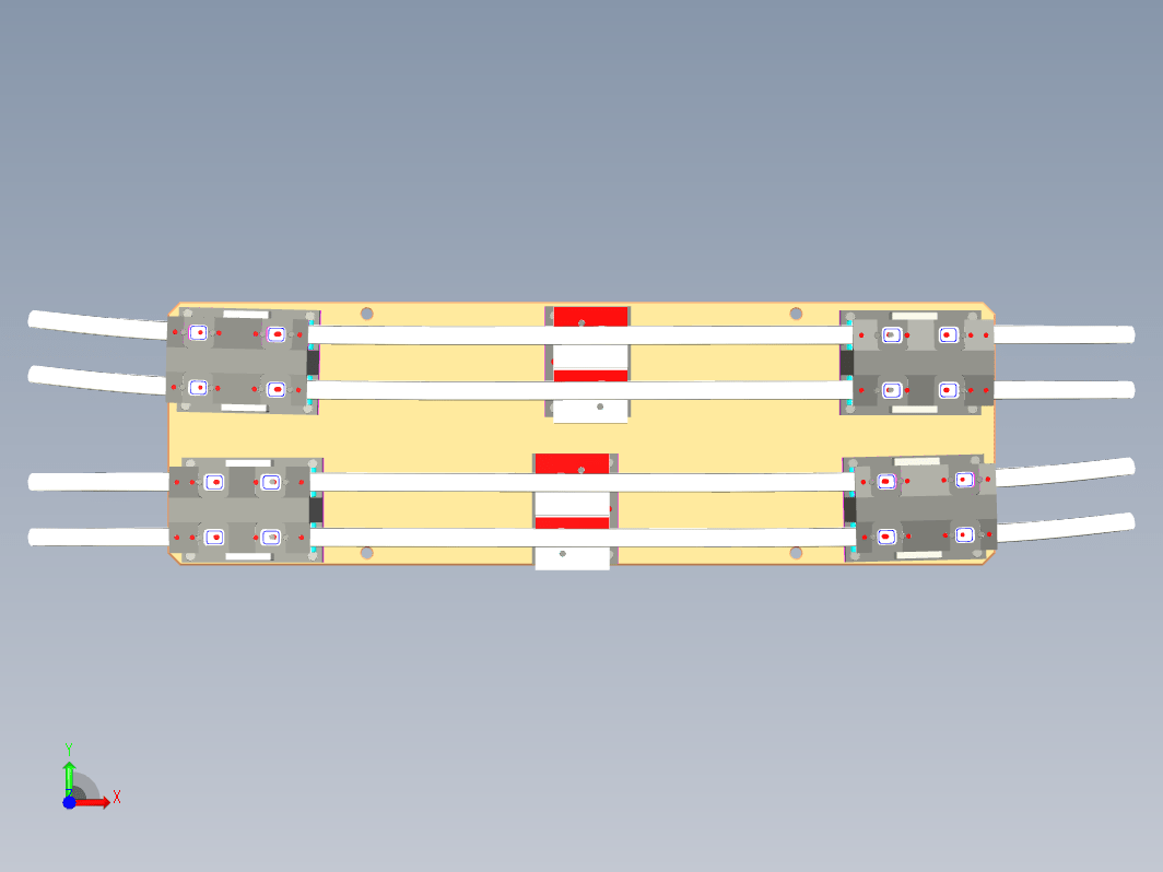 汽车行李架工装夹具