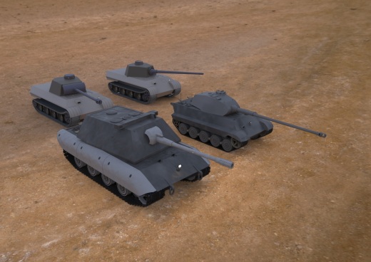简易Panzer VIII E100坦克缩略图