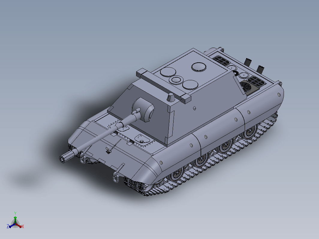 简易Panzer VIII E100坦克