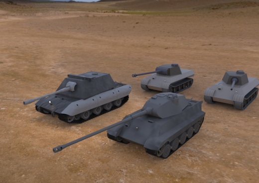 简易Panzer VIII E100坦克缩略图