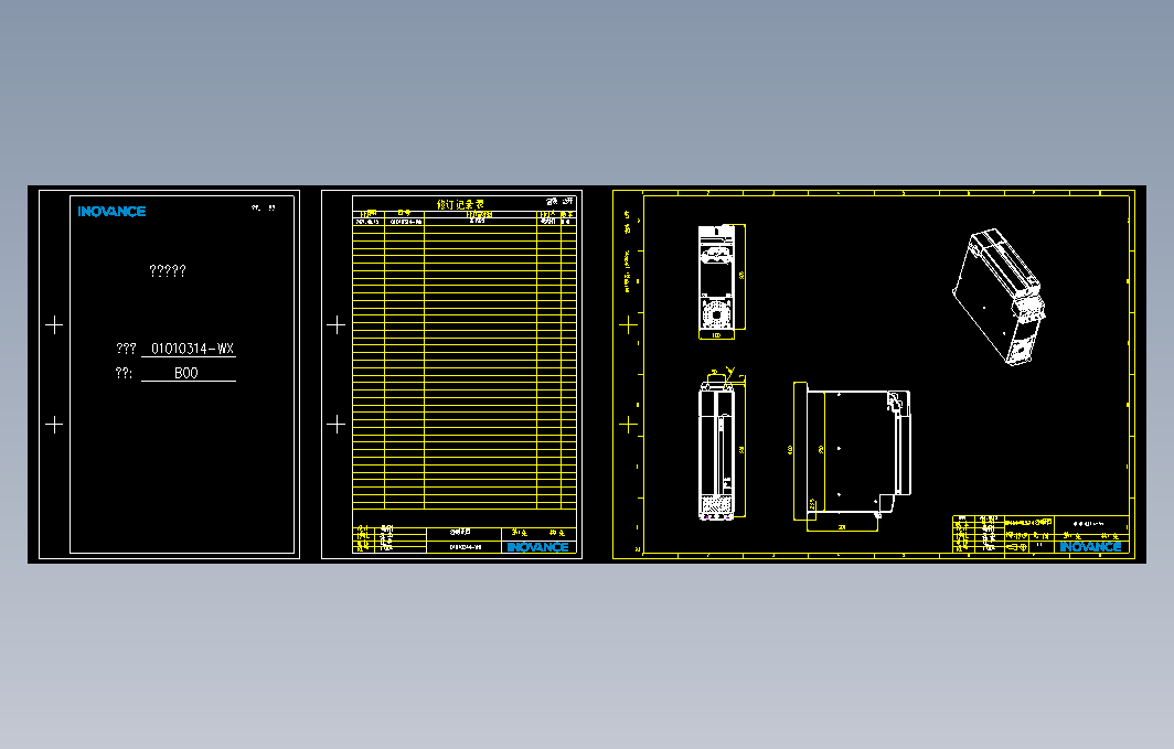 高性能多机传动驱动器_B00(MD810-50M4T18.5G210+整机外形图)