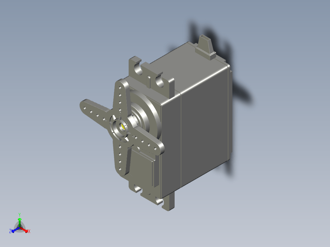 舵机  hitec-hs-475hb-servo  CREO STP STL