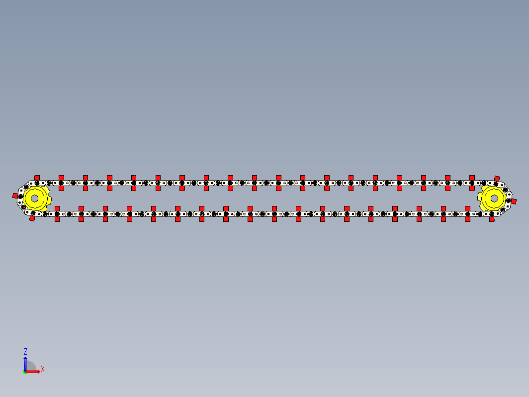 刮板拖链输送机结构