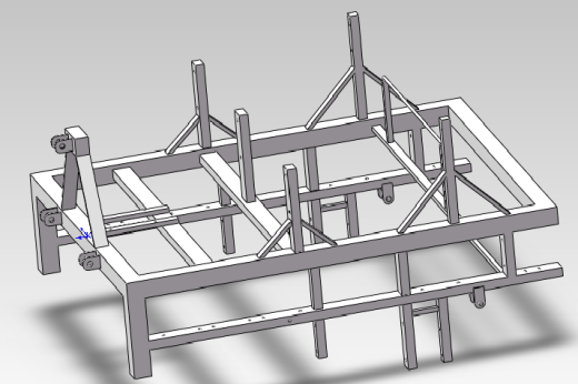 拔棉杆粉碎残膜回收联合作业机设计与仿真（3D+CAD+说明书）缩略图