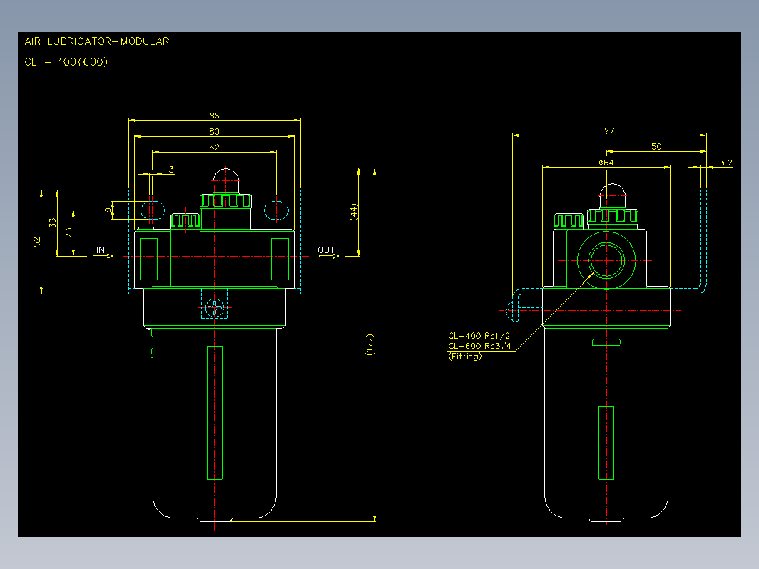 气缸 CL-400(600)