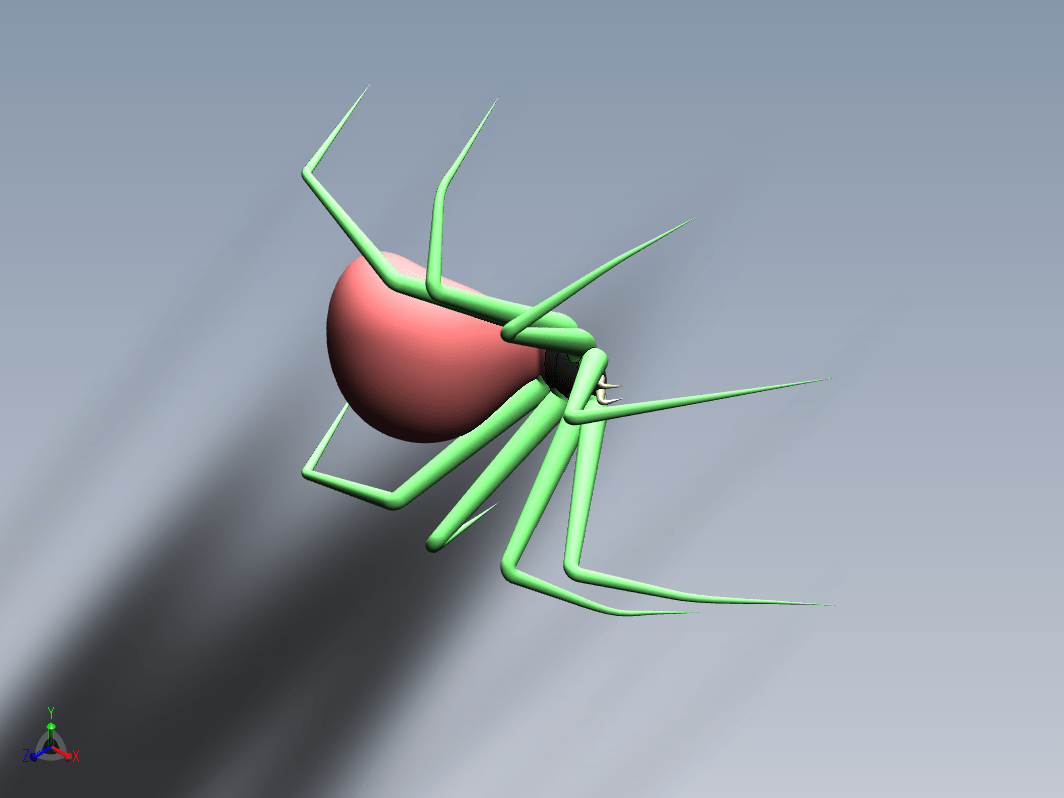 蜘蛛3D图模型