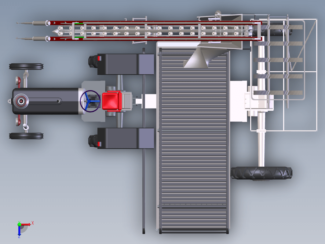 胡萝卜收获机卸料斗设计三维SW2014带参+CAD+说明书