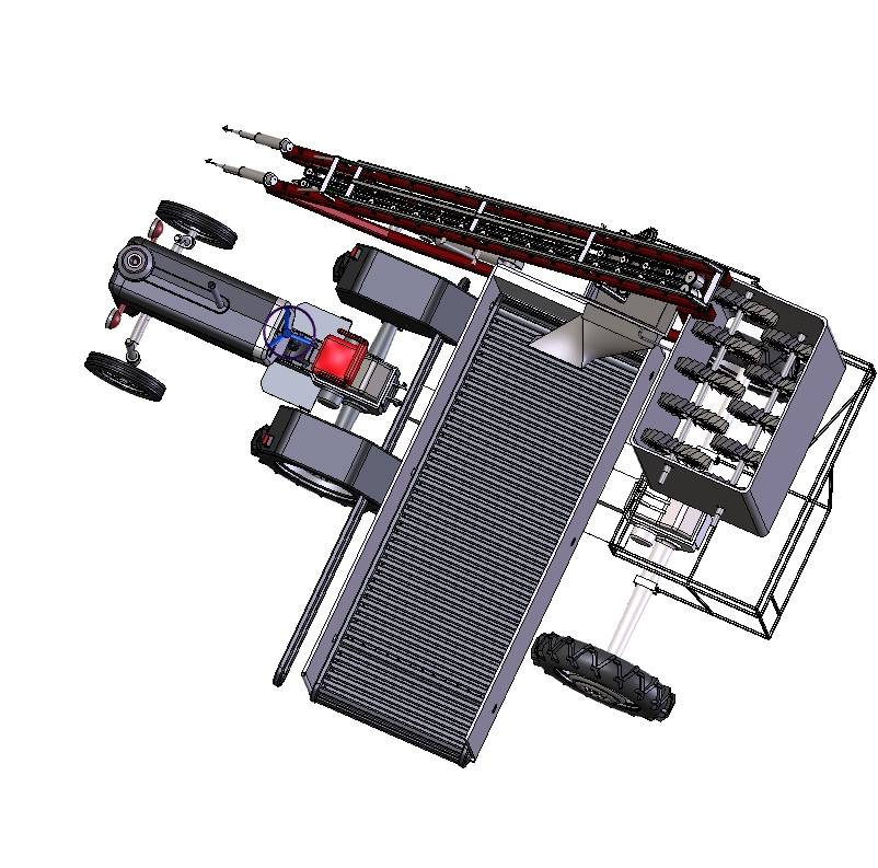 胡萝卜收获机卸料斗设计三维SW2014带参+CAD+说明书