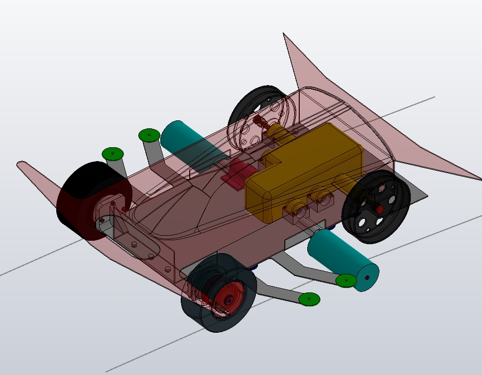 玻璃清洁机器人结构设计三维SW2010无参+CAD+说明书