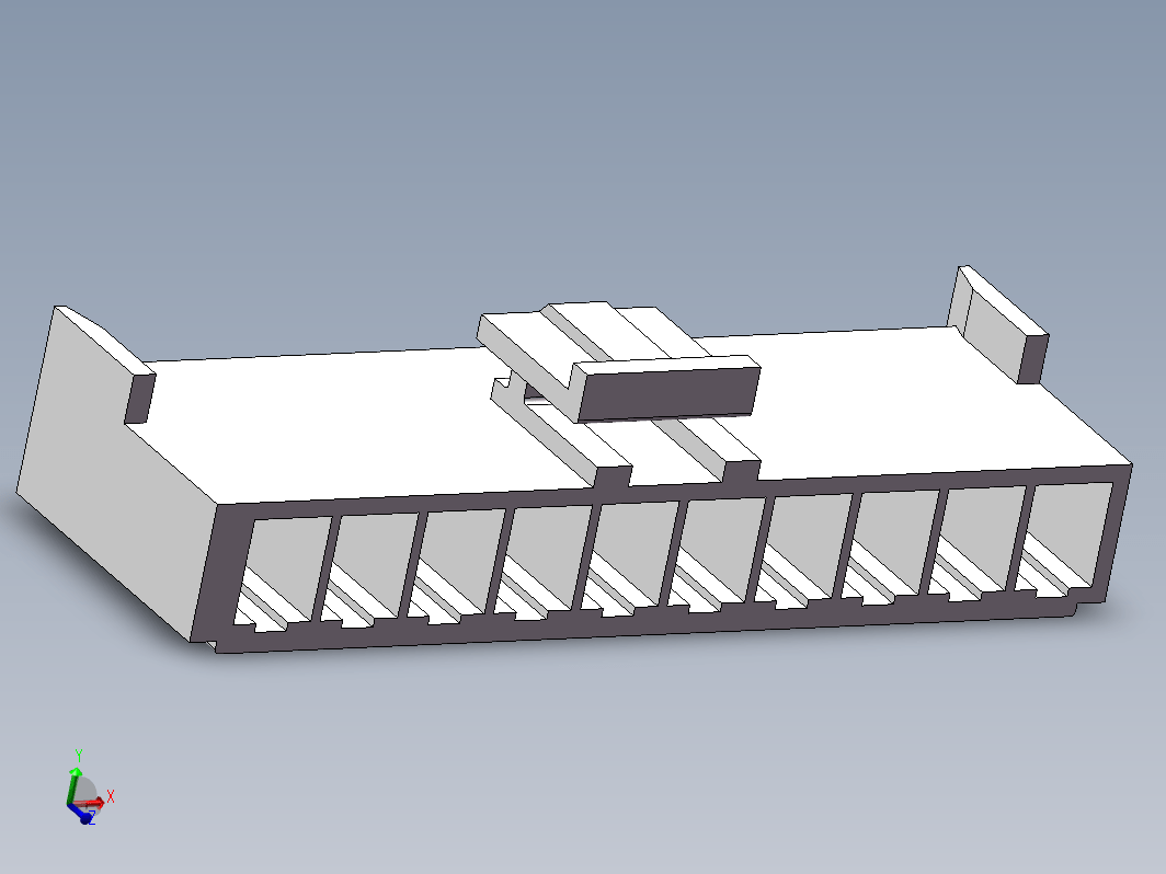 VH3.96和XH2.54系列插头零件图