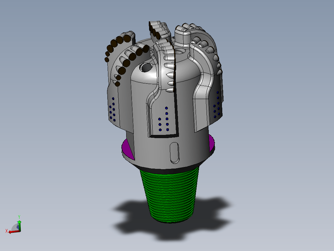 PDC钻头模型设计