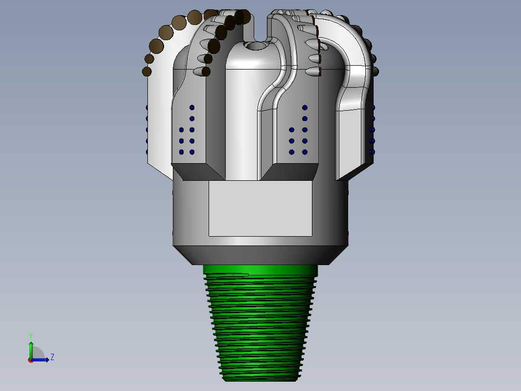 PDC钻头模型设计