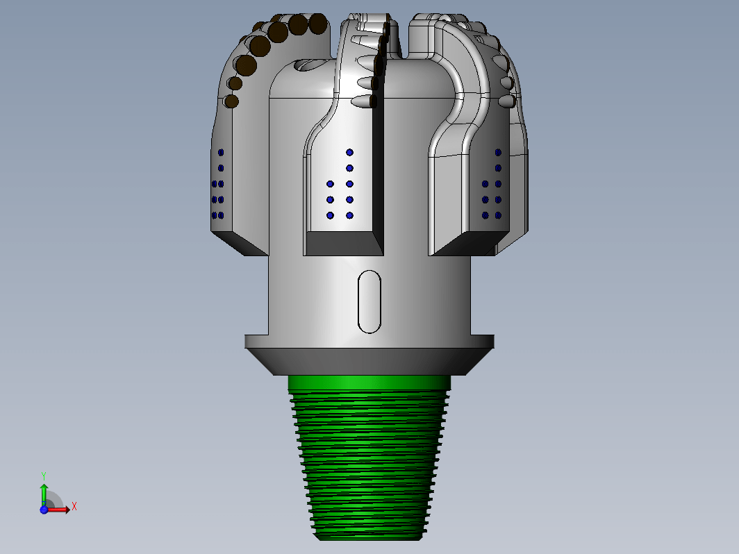 PDC钻头模型设计
