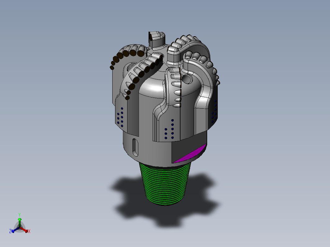 PDC钻头模型设计
