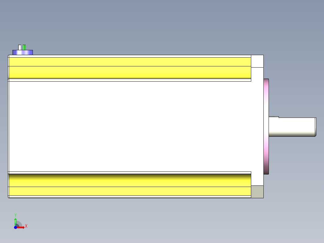 YK3610A  57mm三相步进电机（3D）